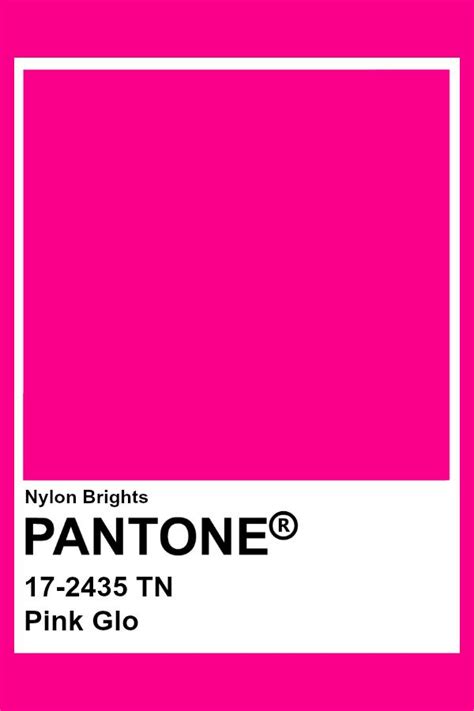 Pink Glo Pantone Color