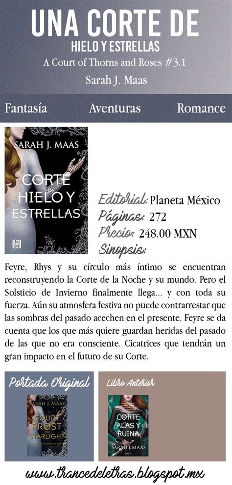 Una Corte De Hielo Y Estrellas A Court Of Thorns And Roses 3 1 De