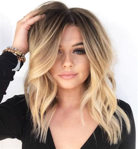 60 Most Flattering Hairstyles For Round Faces Balayage Hair Medium