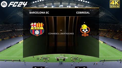 Barcelona Sc Vs Cobresal Copa Libertadores Fc 24 Next Gen Ps5