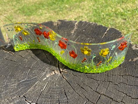 Mini Flower Wavesfused Glass Flowersdecor For Small Spacest Ideas