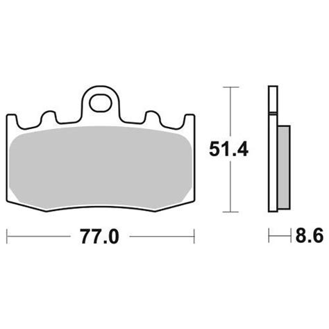 Sbs Brake Pad Front Gs