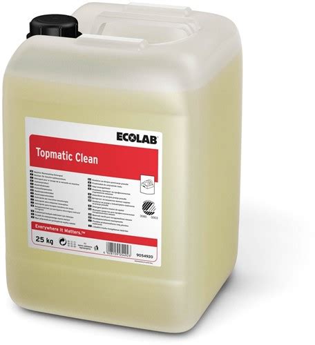 Ecolab Topmatic Clean Vloeibaar Vaatwasmiddel 25 Kg Gejoma Uw