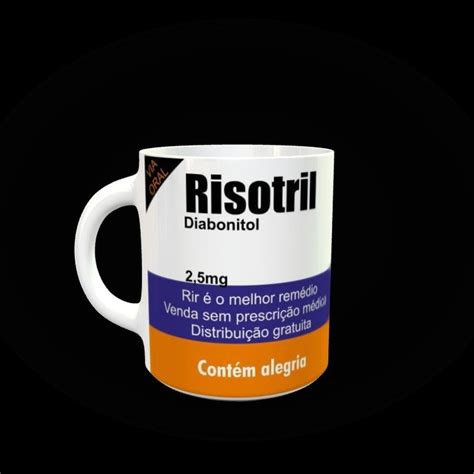 Caneca Risotril Loja Alien Urbano Elo7 Produtos Especiais