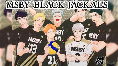 Msby Black Jackals Team Haikyuu 🏐 Youtube