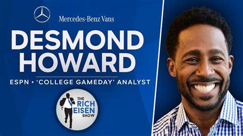 Espns Desmond Howard Talks Michigan College Football Playoff More W