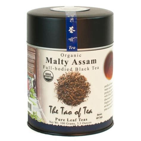 The Tao Of Tea Organic Full Bodied Black Tea Malty Assam 35 Oz 100 G 35 Oz Harris Teeter