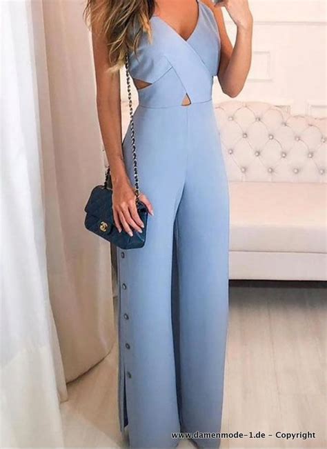 Neuheiten 2024 I Linie Jumpsuit Einteiler Overall Lang Mit