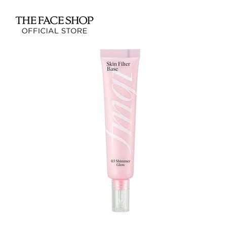 The Face Shop Fmgt Skin Filter Base 03 Shimmer Glow 35ml Shopee