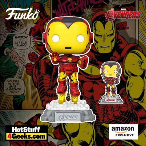 New Marvel S Avengers Th Comic Iron Man Funko Pop Pin