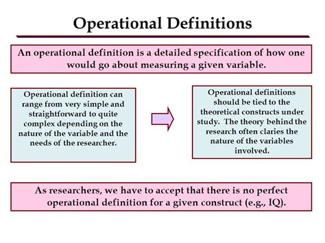 Operational Definition Of Variables Psychology Slideshare