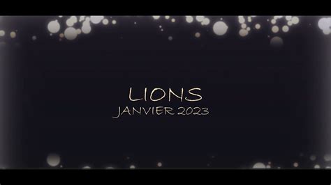 Lions Janvier Virage Youtube