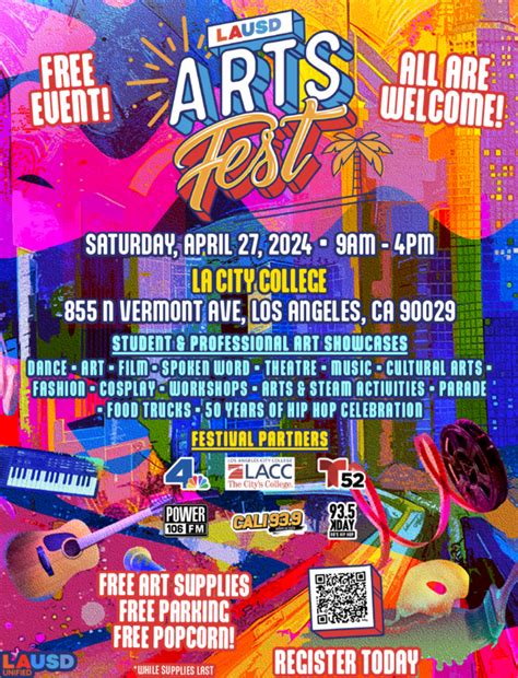 Lausd Arts Festival Saturday April 27 2024 Los Angeles Elementary