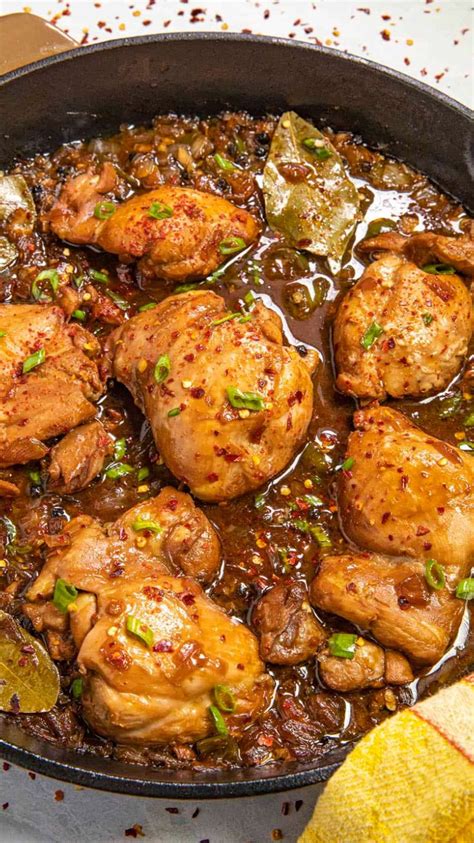 Chicken Adobo | Chicken recipes, Chicken dishes recipes, Spicy chicken recipes