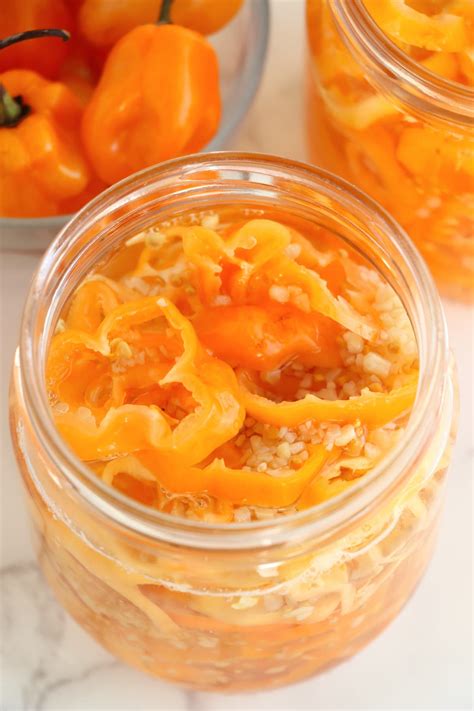 Pickled Habanero Peppers Kitchen Divas