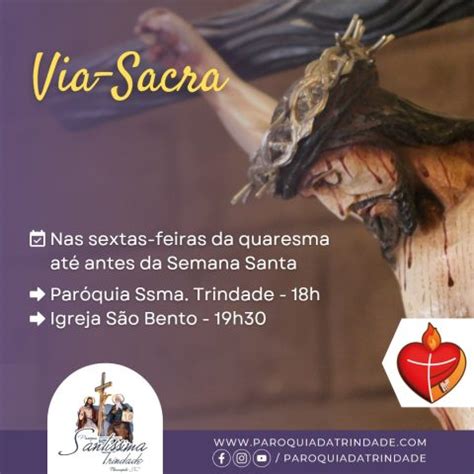 Via Sacra 2023 confira a programação e participe Paróquia