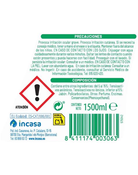 Detergente Lavadora Pieles Sensibles Ecomimidú Bio 1 5L Ecocash