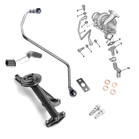 Kit de montage turbo pour Citroën Ford Mazda Mini Peugeot 1 6 HDI TDCI