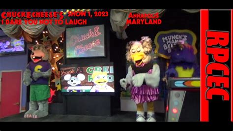 Chuck E Cheese I Dare You Not To Laugh Annapolis Md Youtube