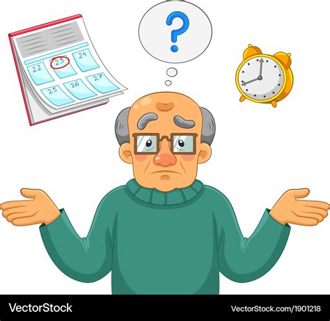 Memory Problems Royalty Free Vector Image Vectorstock