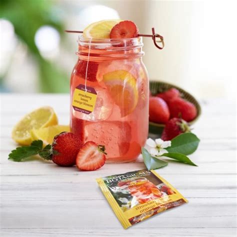 Cold Water Infusion Strawberry Lemon Orange Blossom Bigelow Botanicals