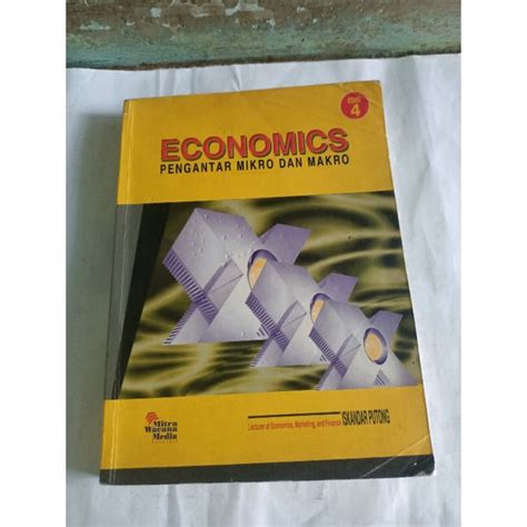 Jual Original Economics Pengantar Ekonomi Mikro Dan Makro Oleh Iskandar