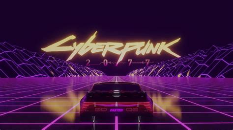 Cyberpunk 2077 - Synthwave Animation Loop Live Wallpaper - Live Wallpaper