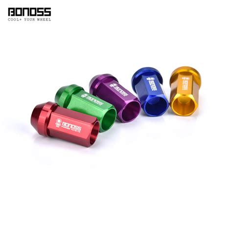 Bonoss Forged T Aluminum Wheel Lug Nuts For Hyundai Tucson Ioniq