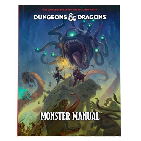 Dungeons And Dragons Dungeon Monster Manual 2024 Core Rulebook Books Free Shipping Over £20