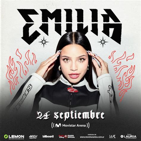 Emilia Anuncia Su Primer Show En El Movistar Arena Emilia Anuncia Su