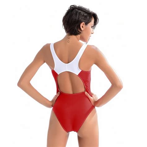 Buy Vertvie Women 2018 Sexy Red Sports One Piece