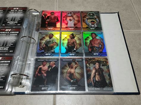 2009 TOPPS UFC ROUND 2 BASE SET FIGHT POSTER OCTAGON OF HONOR BLOOD