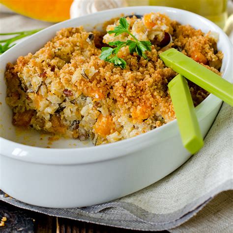 Recette Gratin de riz au légumes