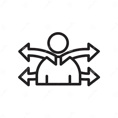 versatility icon isolated  white background stock vector