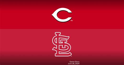 Cincinnati Reds At St Louis Cardinals Game Story Scores Highlights