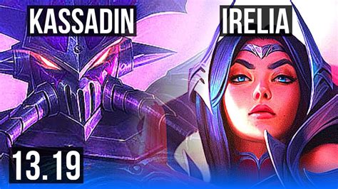 KASSADIN Vs IRELIA MID Legendary 15 3 5 400 Games EUW Master