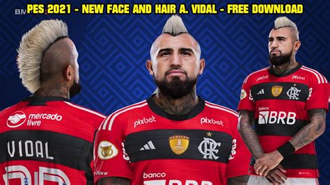 Pes 2021 New Face And Hair Arturo Vidal 2023 Cpk And Sider 4k Youtube