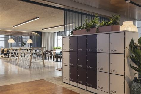 Spacestor Lockers With Planter Room Divider Furniture Interior