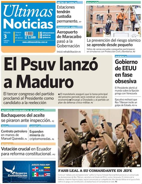 Estos son los titulares de hoy sábado 2 de febrero 800Noticias