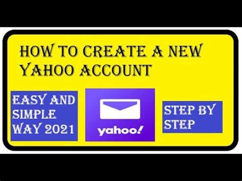 How To Create A New Yahoo Mail Account Step By Step Easy And Simple