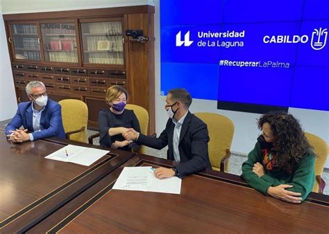 Cabildo De La Palma Gobierno De Canarias Y Ull Ratifican Su Compromiso