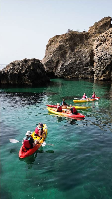 H Kayak Route Through The Cliffs Of Nerja And Cascada De Maro Malaga