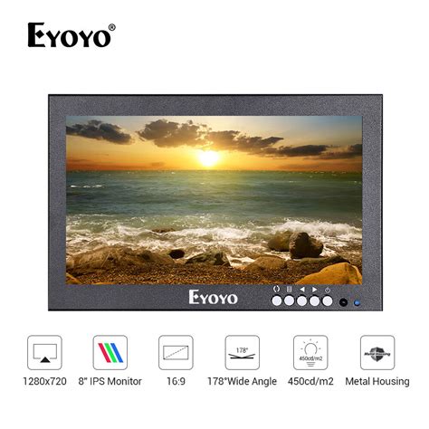 Eyoyo Inch Small Hdmi Lcd Monitor Portable X Ips Metal