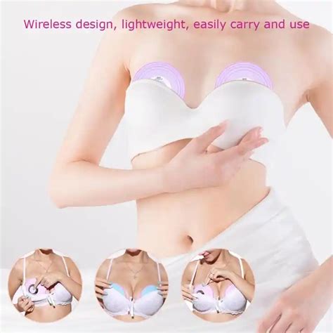 Silicone Electric Breast Enlarger Massager Usb Wireless Woman Bust Enlargement Lifting Heating