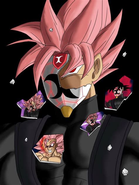 Goku Black Ssj Rose 1 2 3 Full Power Crimson Masked Saiyan Personajes