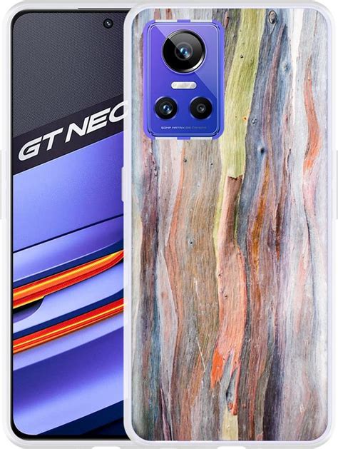 Realme GT Neo 3 Hoesje Wood Art II Designed By Cazy Bol