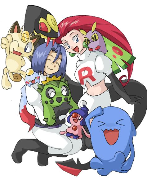 Jessie James Meowth Wobbuffet Chimecho And 5 More Pokemon And 1