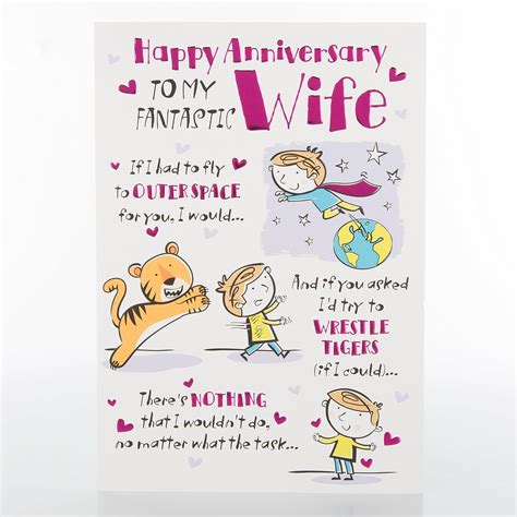 Hallmark Wife Anniversary Card Loads Of Love Medium Old Model Uk Office Products