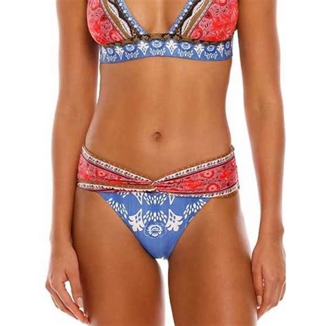 Agua Bendita Swim New Agua Bendita Lana Bikini Bottom In Scarlett