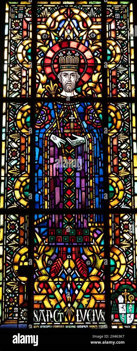 Stained Glass Window In The Cathedral Of St Mary Of The Assumption